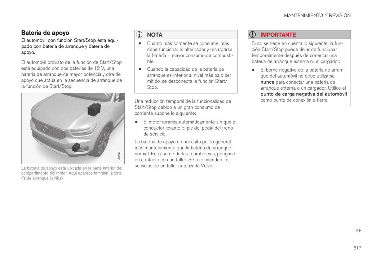 Volvo XC40 manual del propietario / page 619