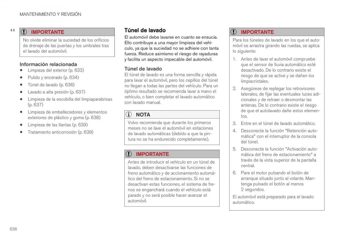 Volvo XC40 manual del propietario / page 638