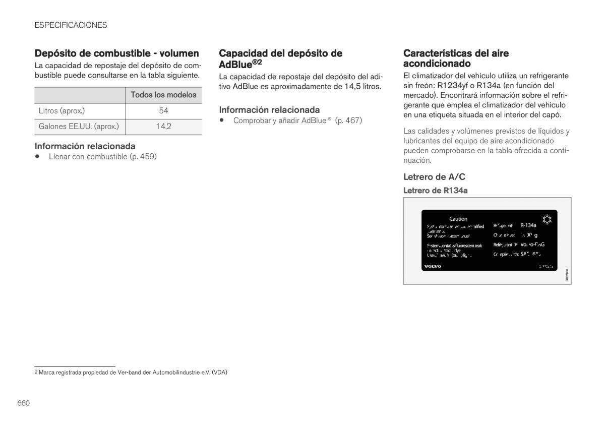 Volvo XC40 manual del propietario / page 662