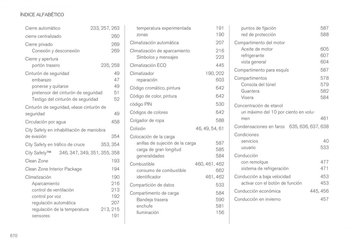 Volvo XC40 manual del propietario / page 672