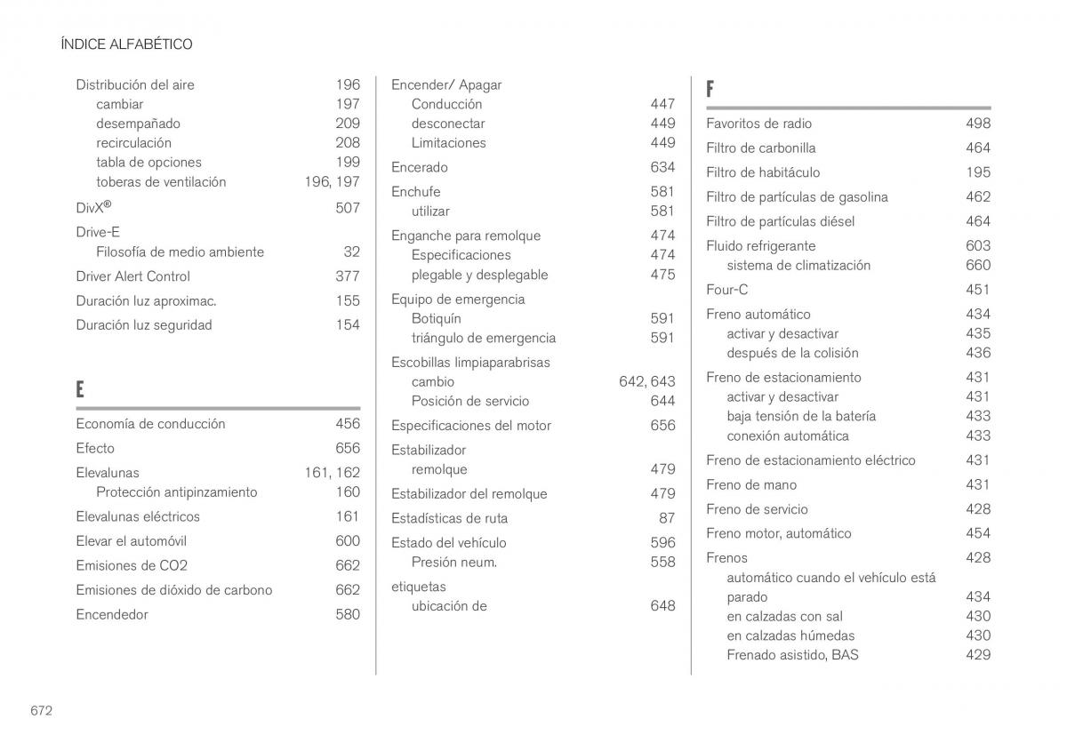 Volvo XC40 manual del propietario / page 674