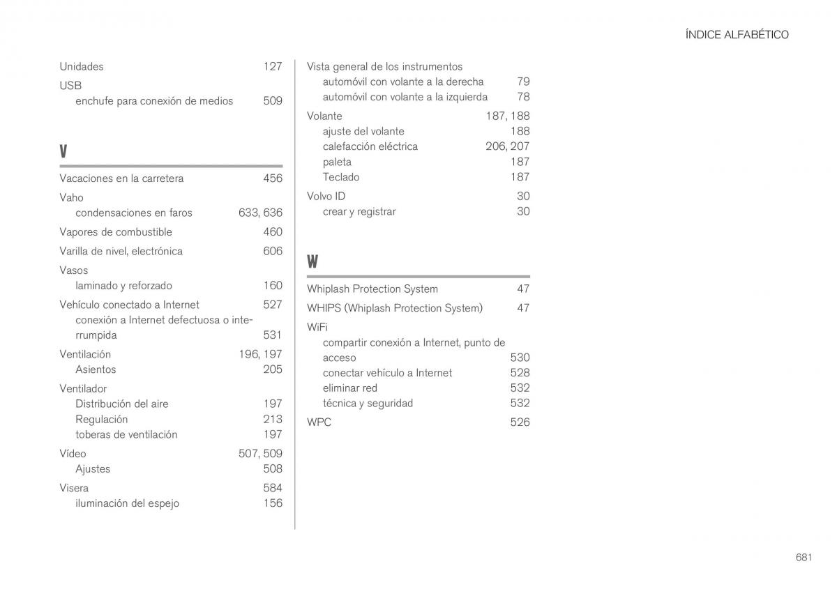 Volvo XC40 manual del propietario / page 683