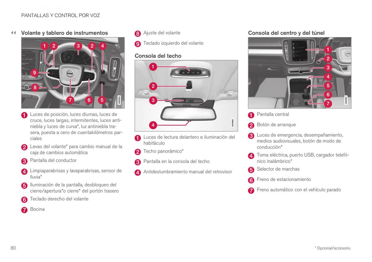 Volvo XC40 manual del propietario / page 82