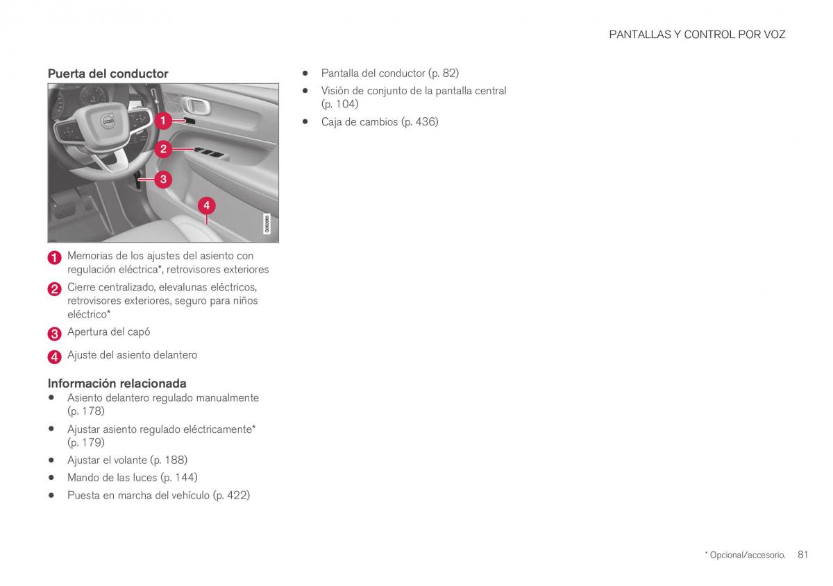 Volvo XC40 manual del propietario / page 83