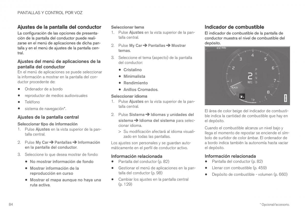 Volvo XC40 manual del propietario / page 86