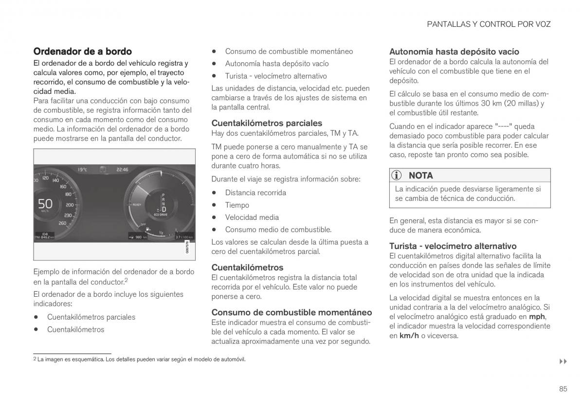 Volvo XC40 manual del propietario / page 87