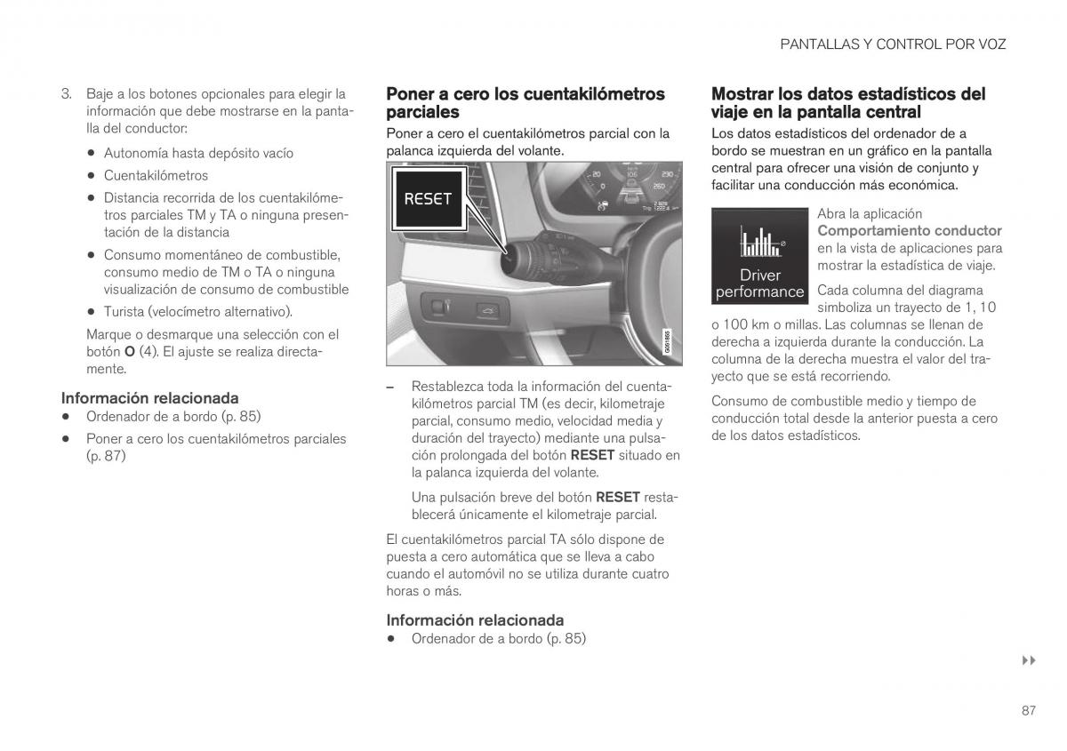 Volvo XC40 manual del propietario / page 89