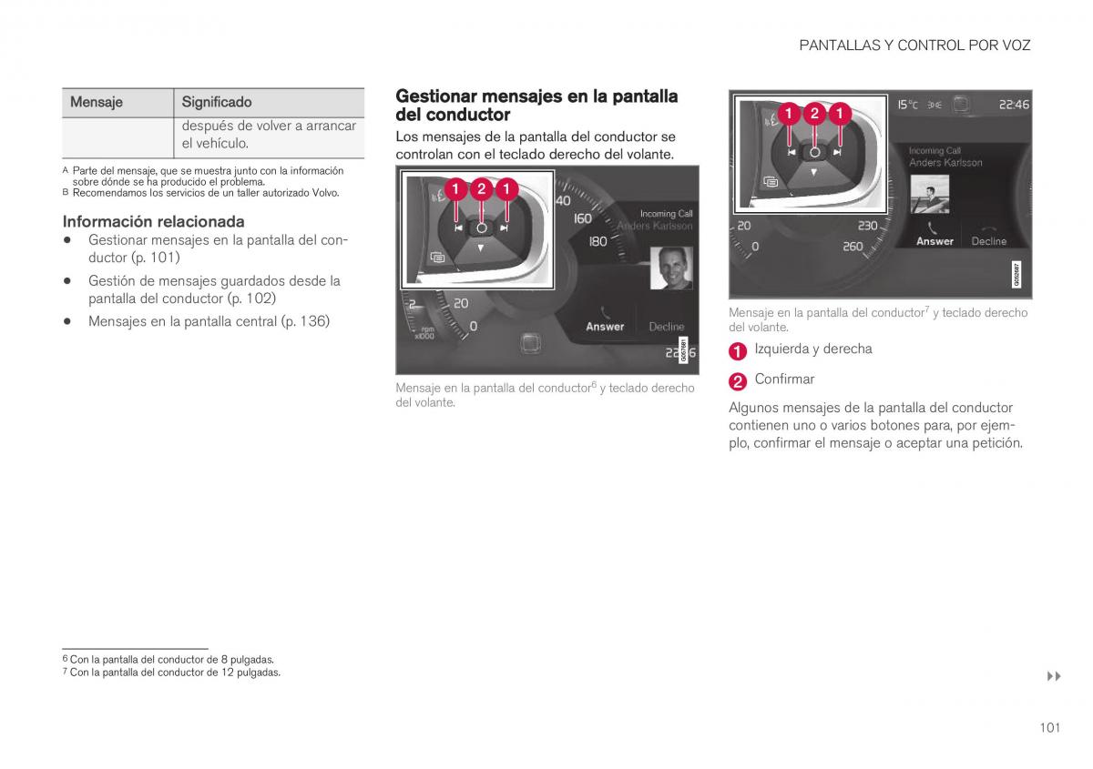 Volvo XC40 manual del propietario / page 103