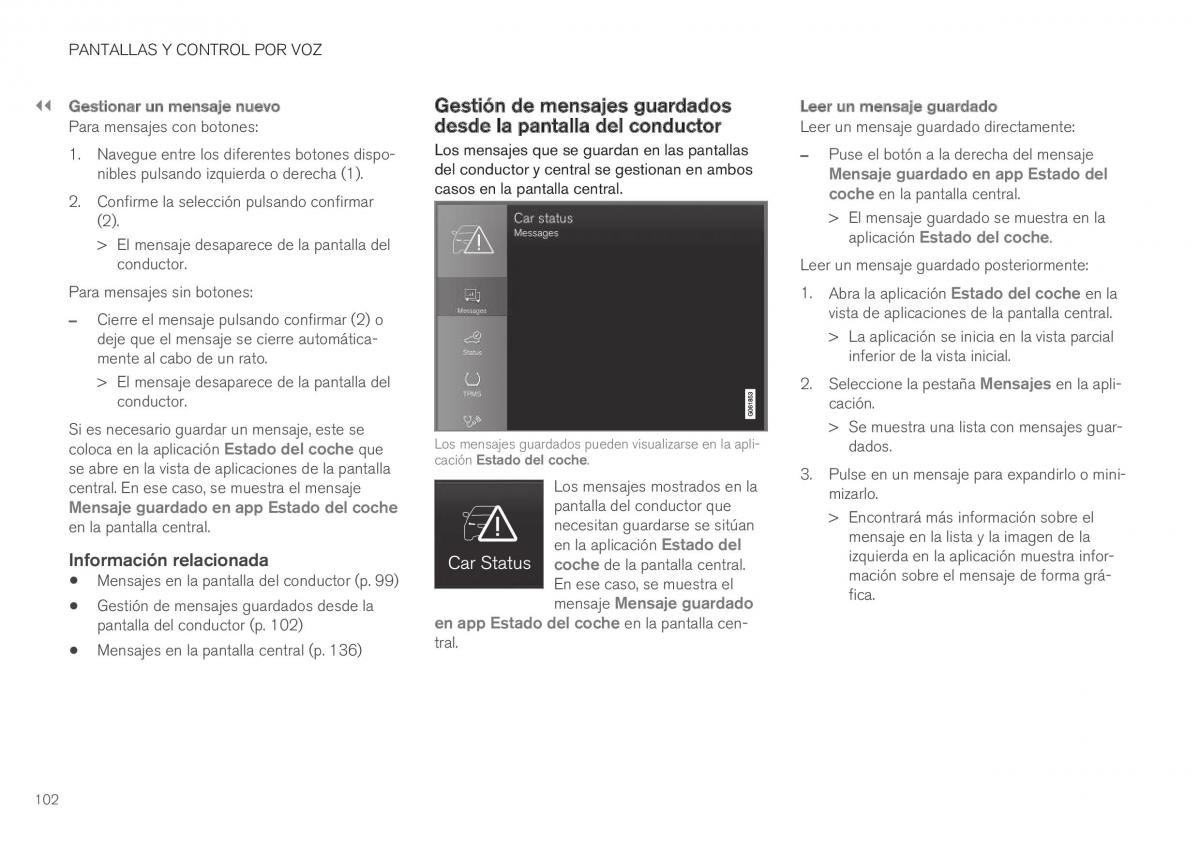 Volvo XC40 manual del propietario / page 104