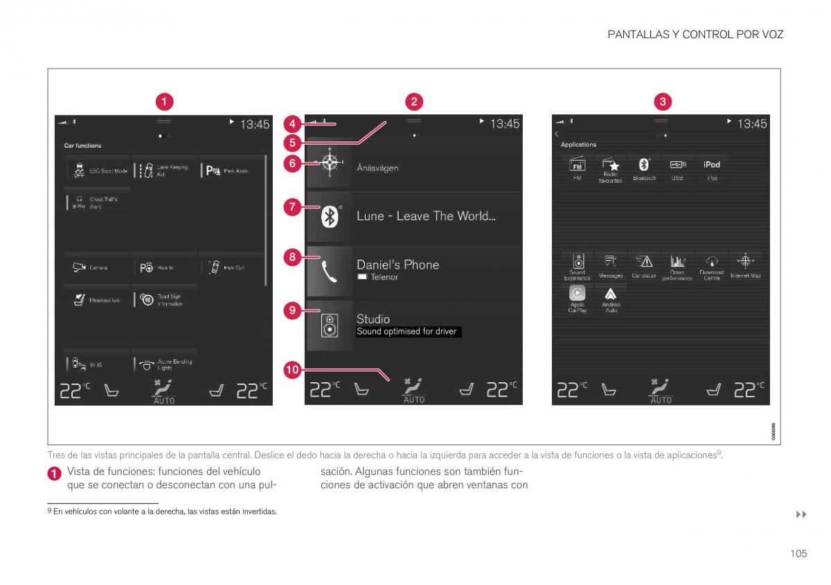 Volvo XC40 manual del propietario / page 107