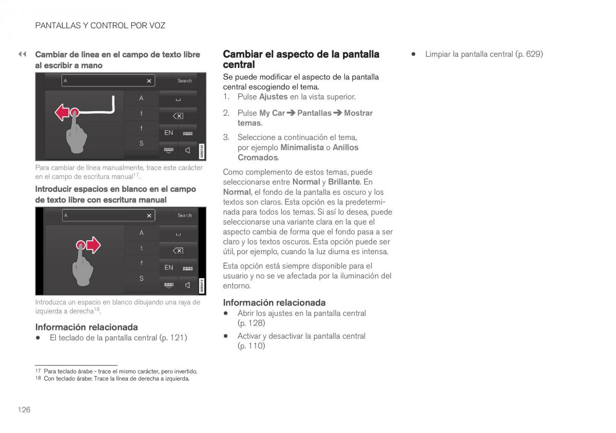 Volvo XC40 manual del propietario / page 128