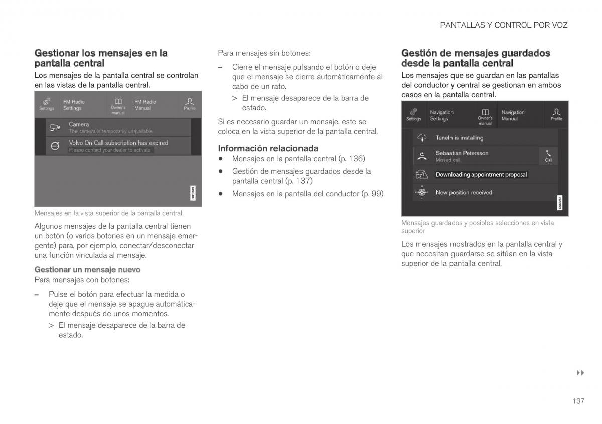 Volvo XC40 manual del propietario / page 139