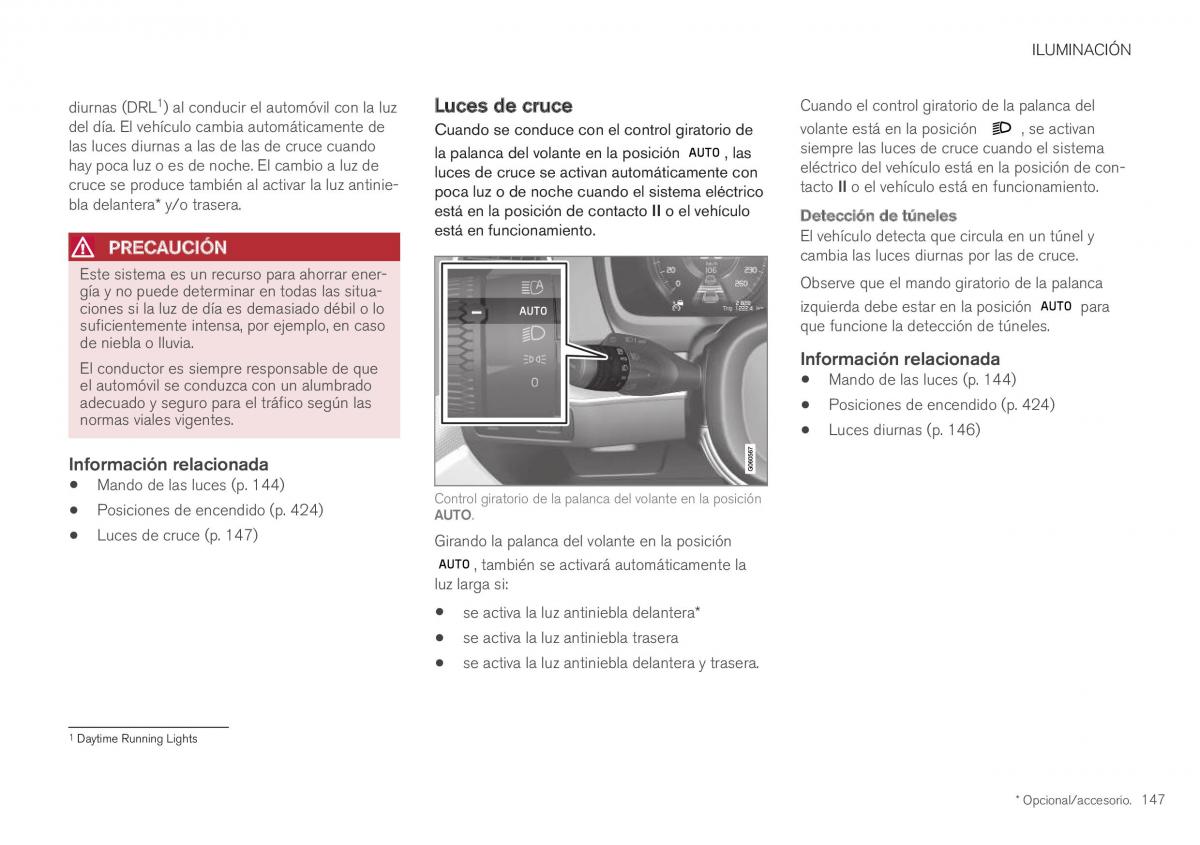 Volvo XC40 manual del propietario / page 149