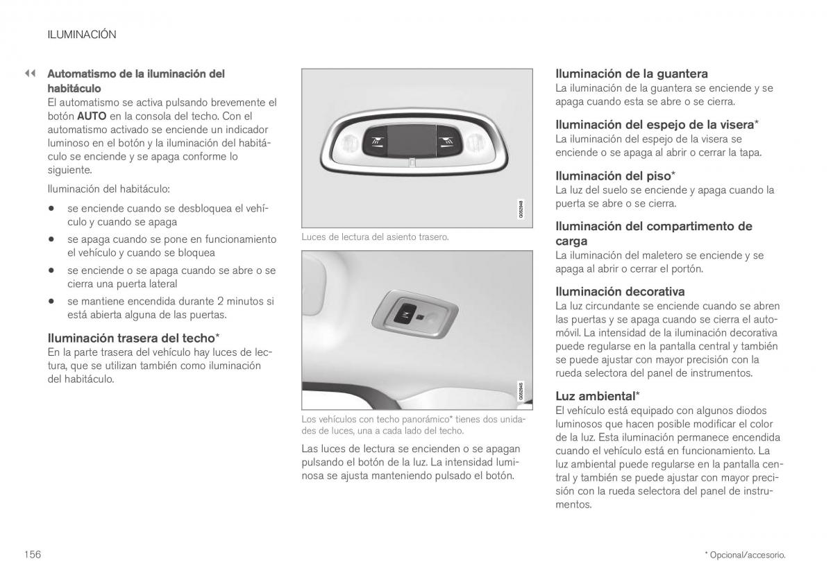 Volvo XC40 manual del propietario / page 158