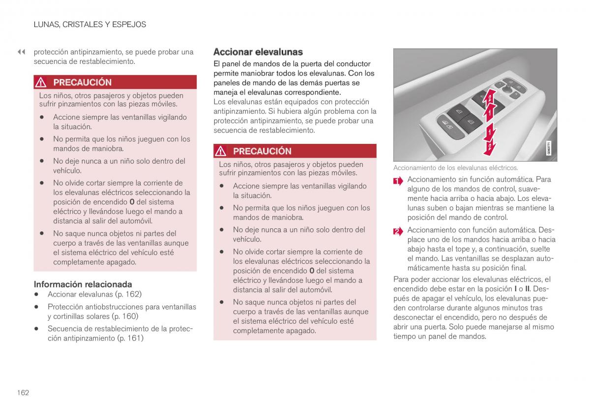 Volvo XC40 manual del propietario / page 164