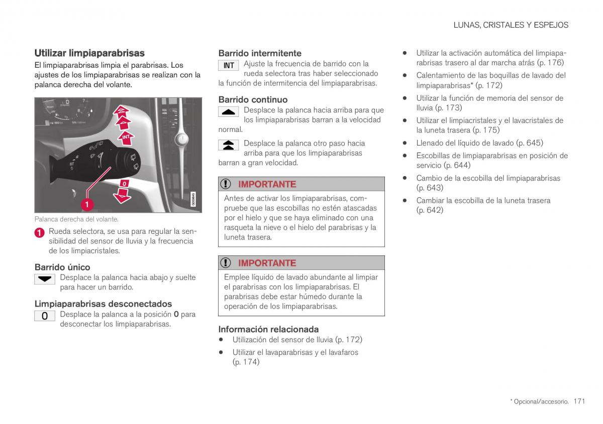 Volvo XC40 manual del propietario / page 173