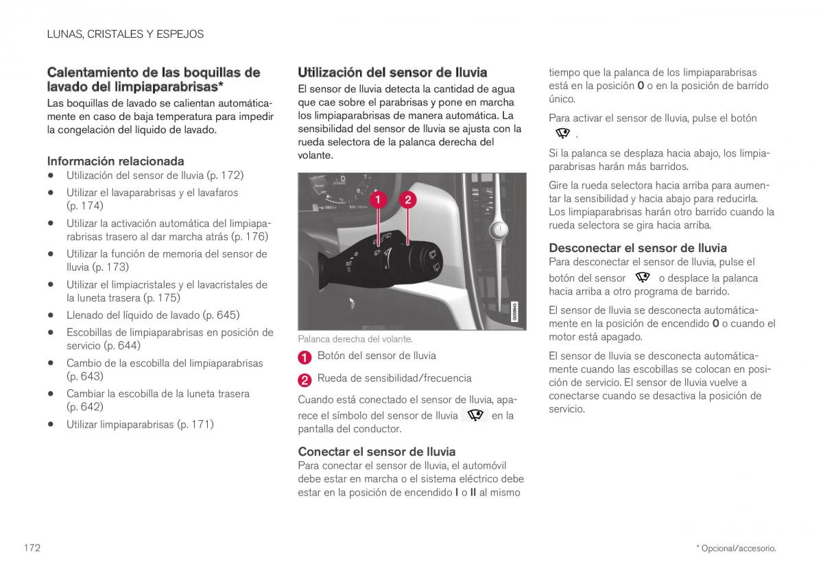 Volvo XC40 manual del propietario / page 174