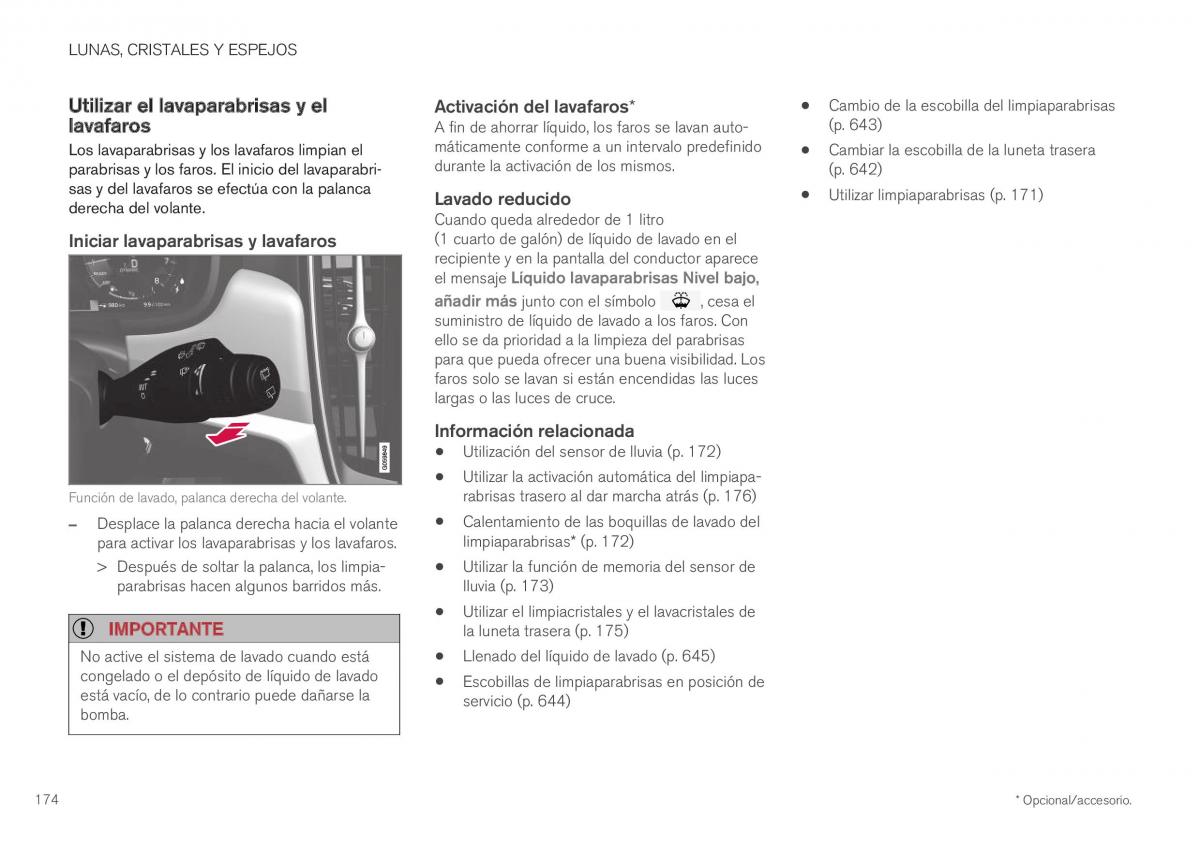 Volvo XC40 manual del propietario / page 176