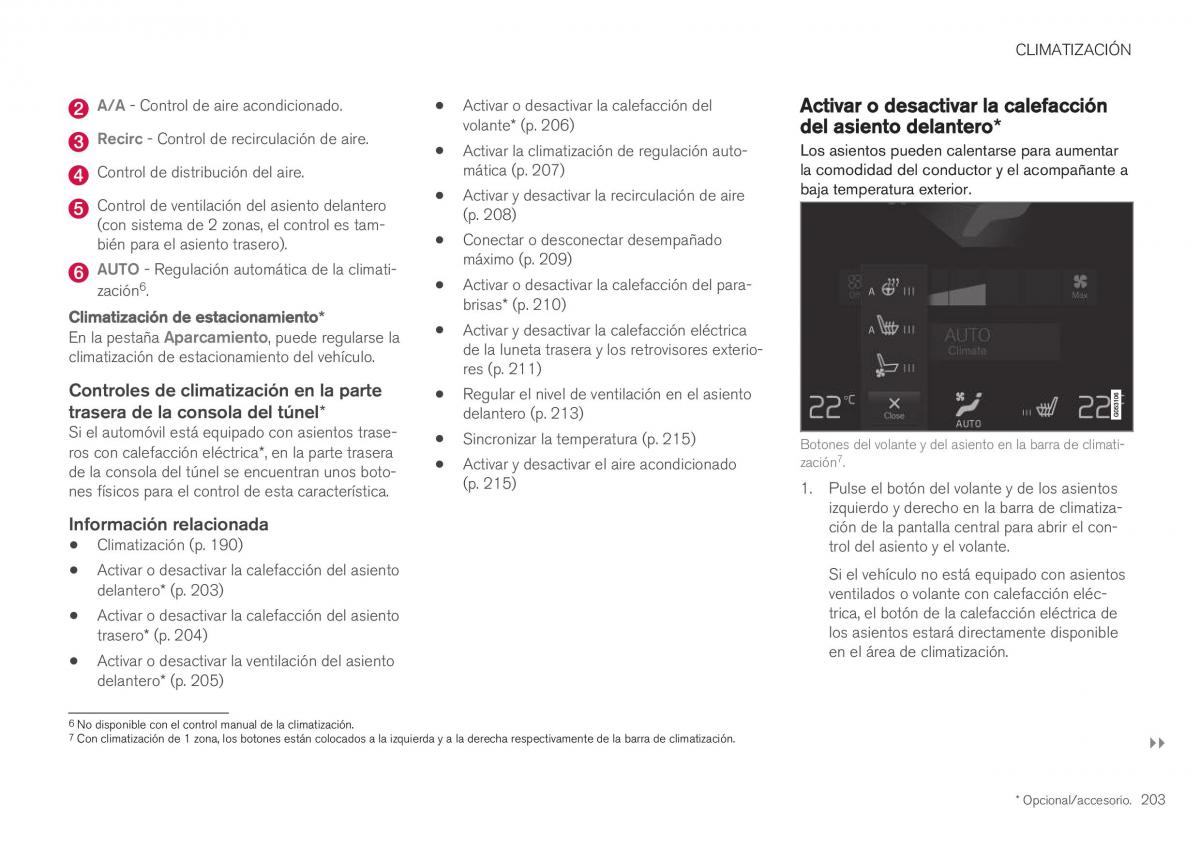 Volvo XC40 manual del propietario / page 205