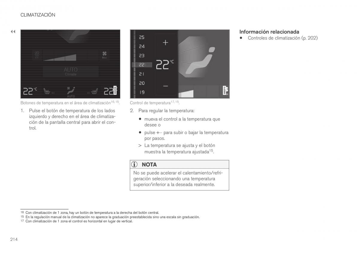 Volvo XC40 manual del propietario / page 216