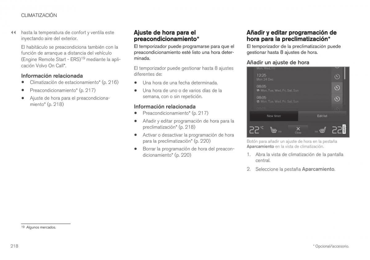 Volvo XC40 manual del propietario / page 220