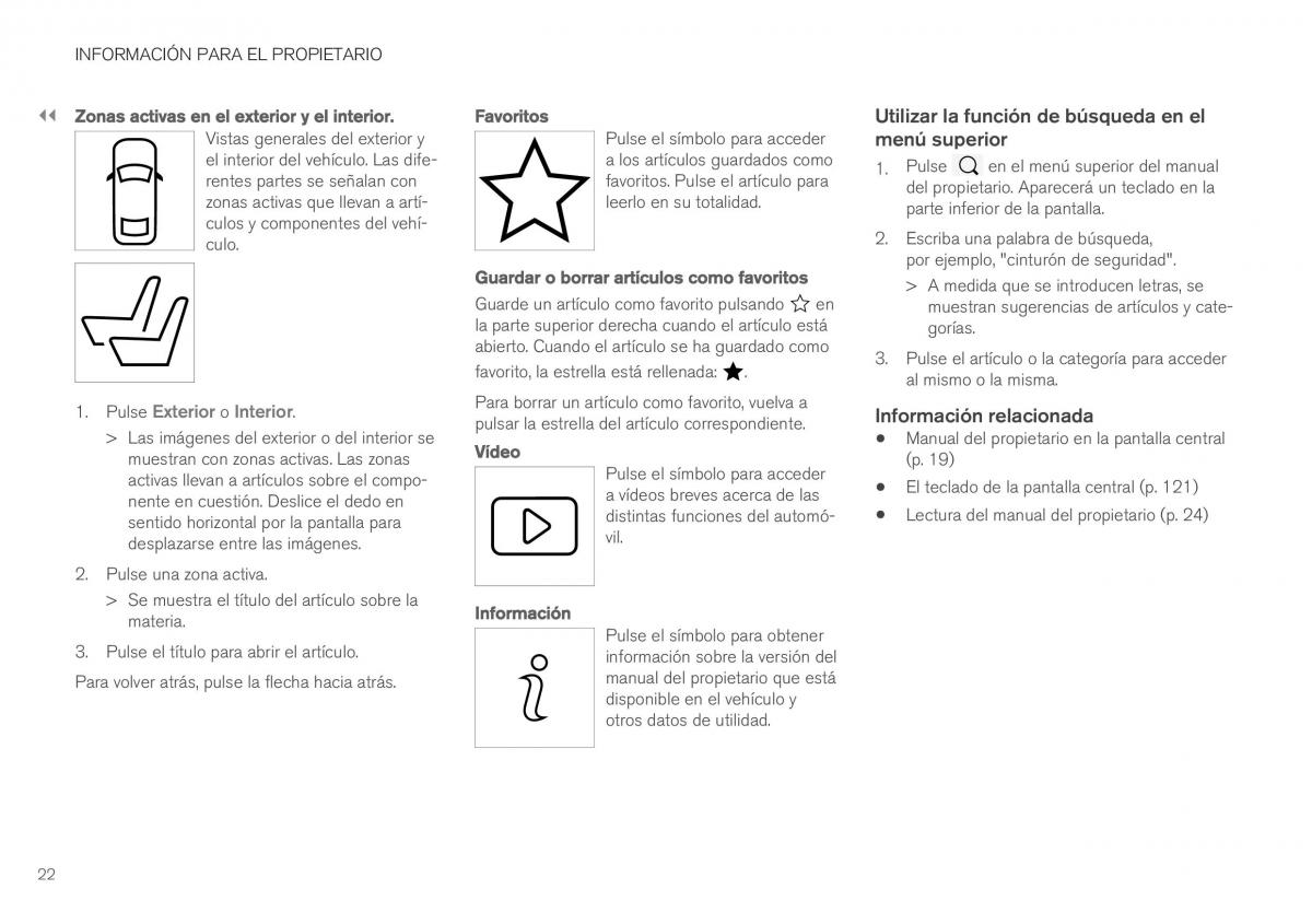 Volvo XC40 manual del propietario / page 24