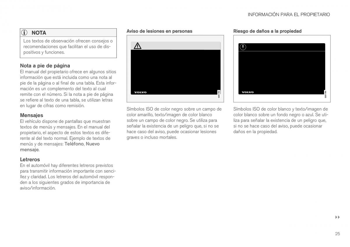 Volvo XC40 manual del propietario / page 27