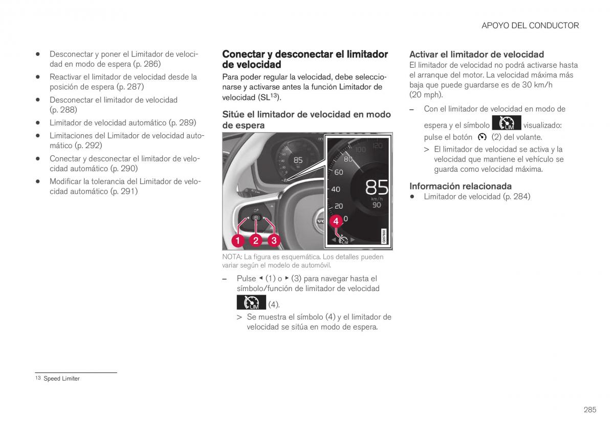 Volvo XC40 manual del propietario / page 287