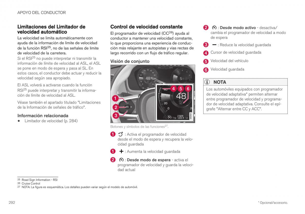 Volvo XC40 manual del propietario / page 294