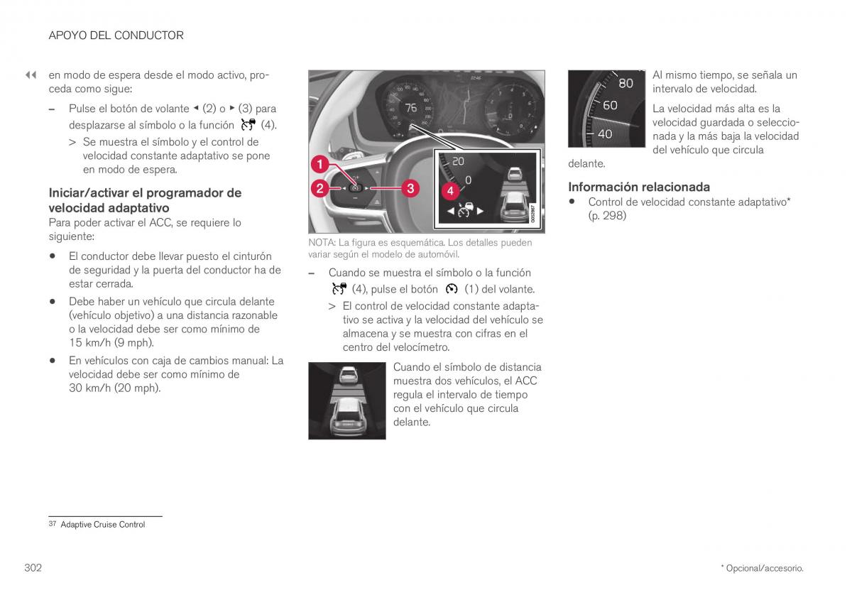 Volvo XC40 manual del propietario / page 304