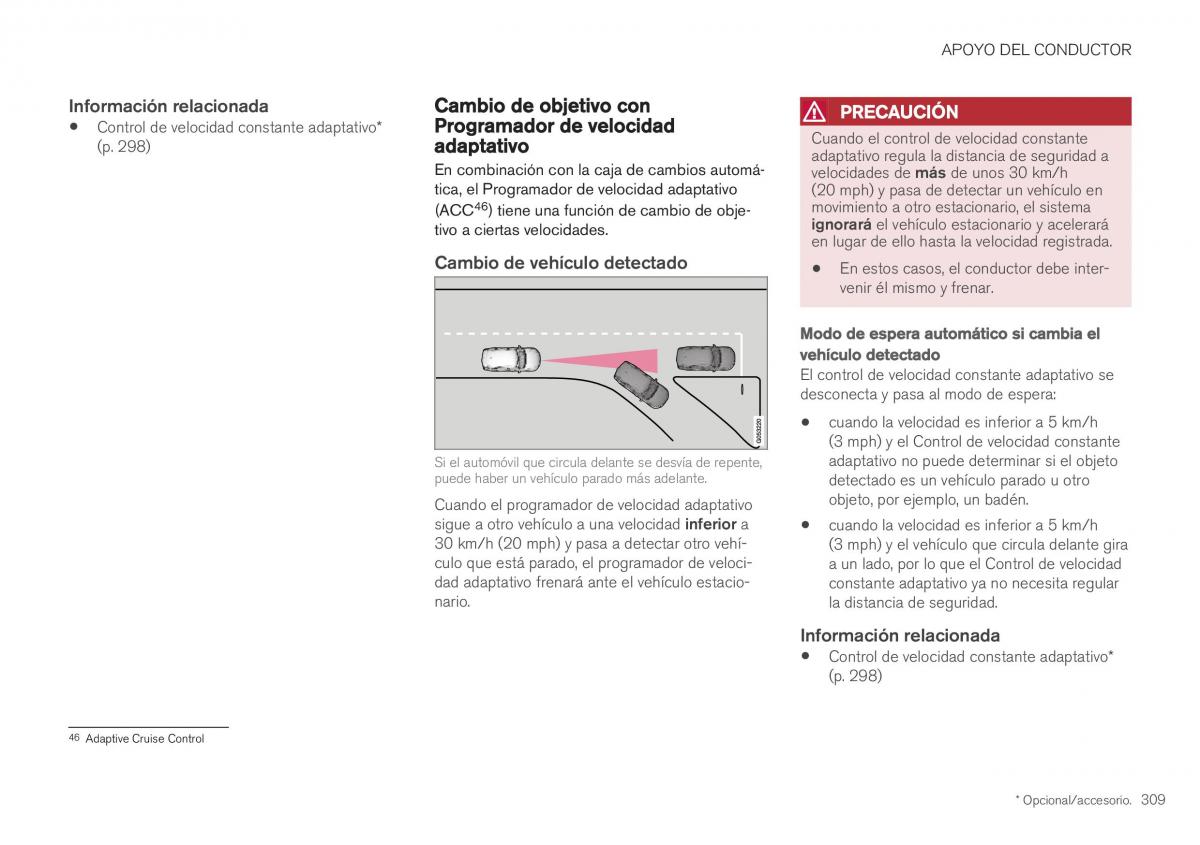 Volvo XC40 manual del propietario / page 311