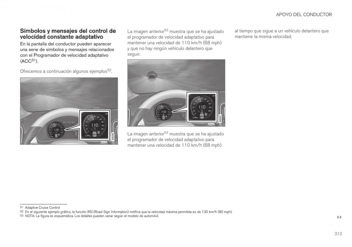 Volvo XC40 manual del propietario / page 315