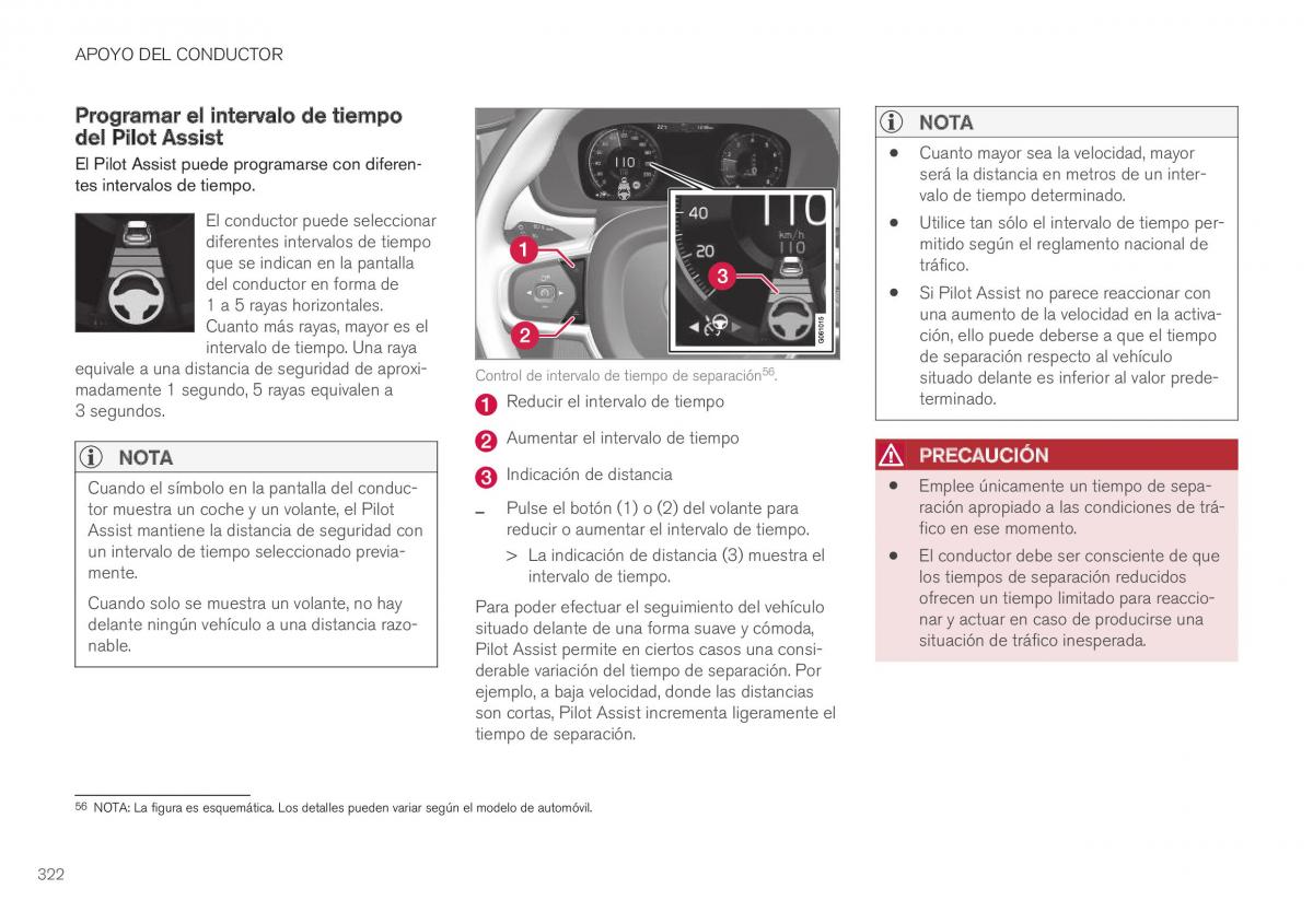 Volvo XC40 manual del propietario / page 324