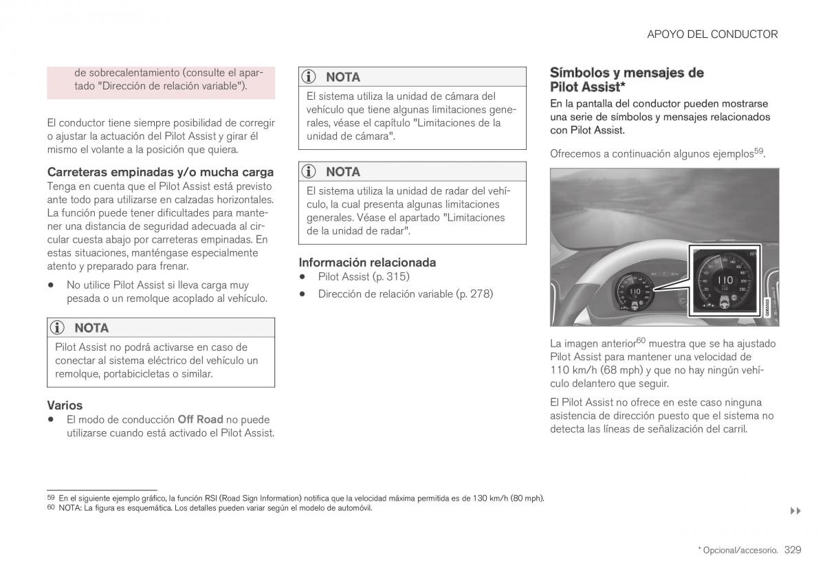 Volvo XC40 manual del propietario / page 331