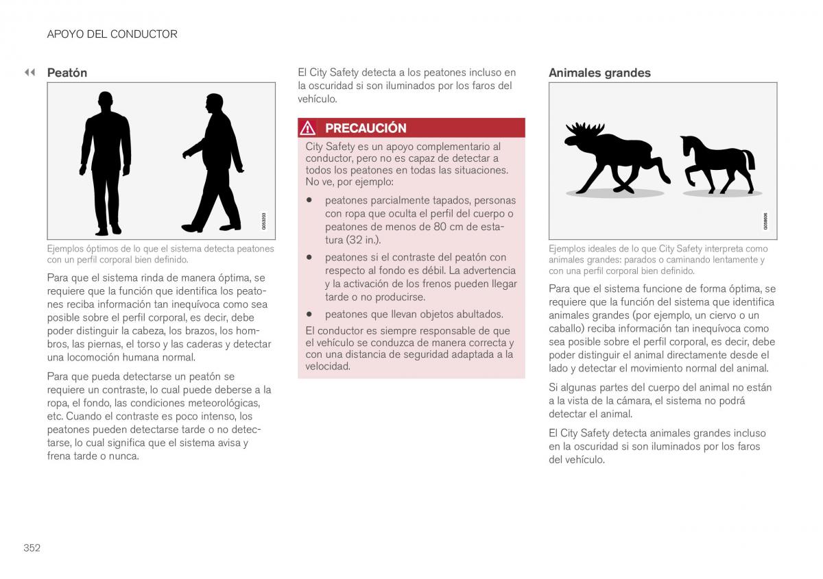 Volvo XC40 manual del propietario / page 354