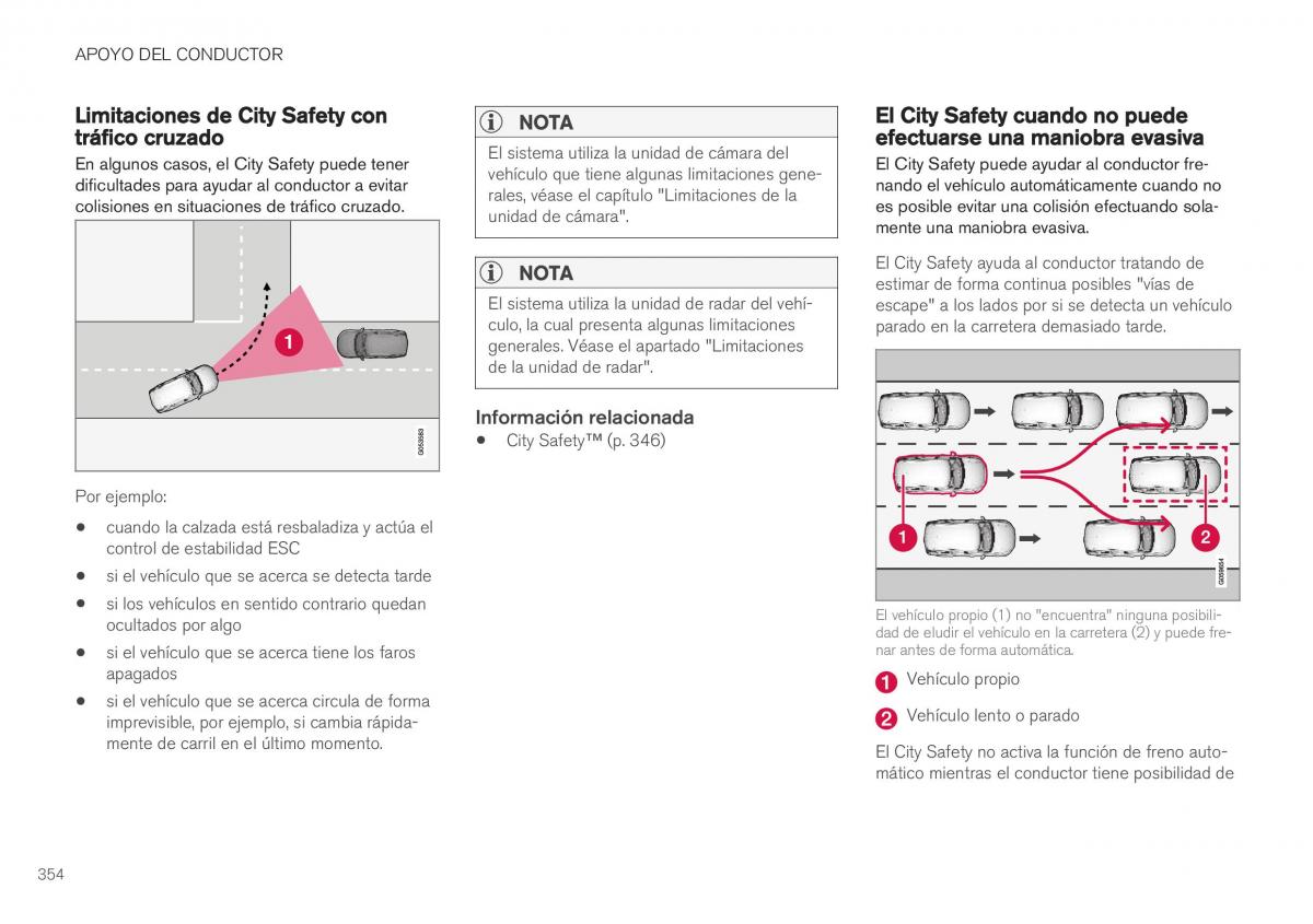 Volvo XC40 manual del propietario / page 356