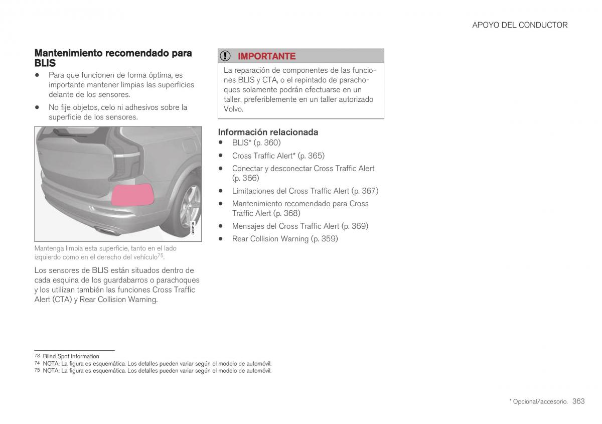 Volvo XC40 manual del propietario / page 365