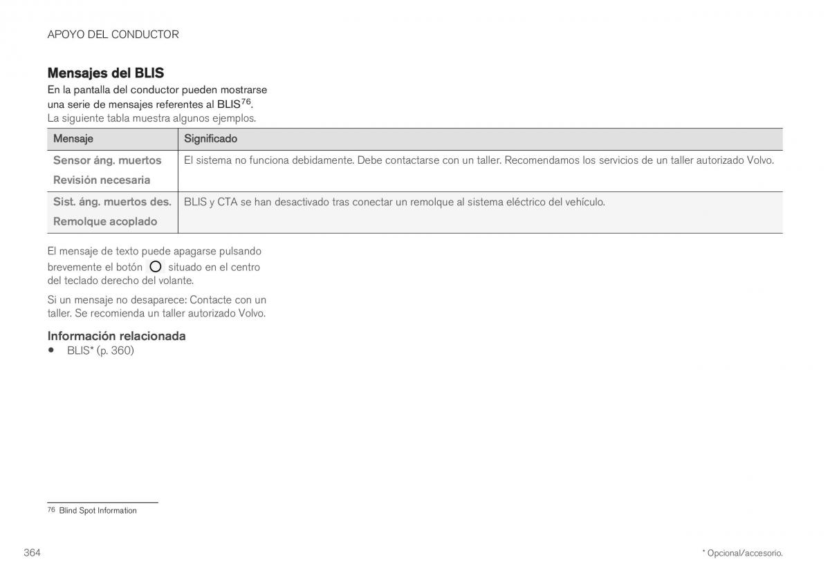 Volvo XC40 manual del propietario / page 366