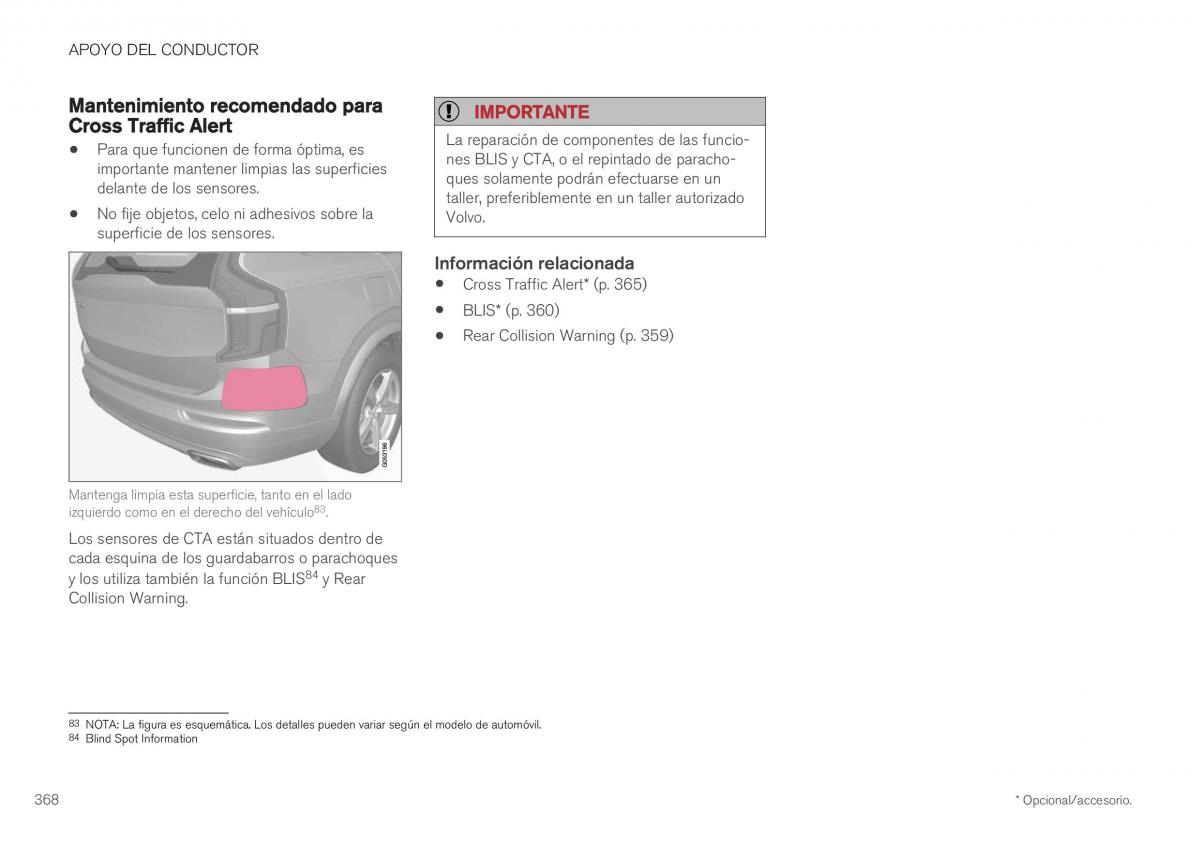 Volvo XC40 manual del propietario / page 370