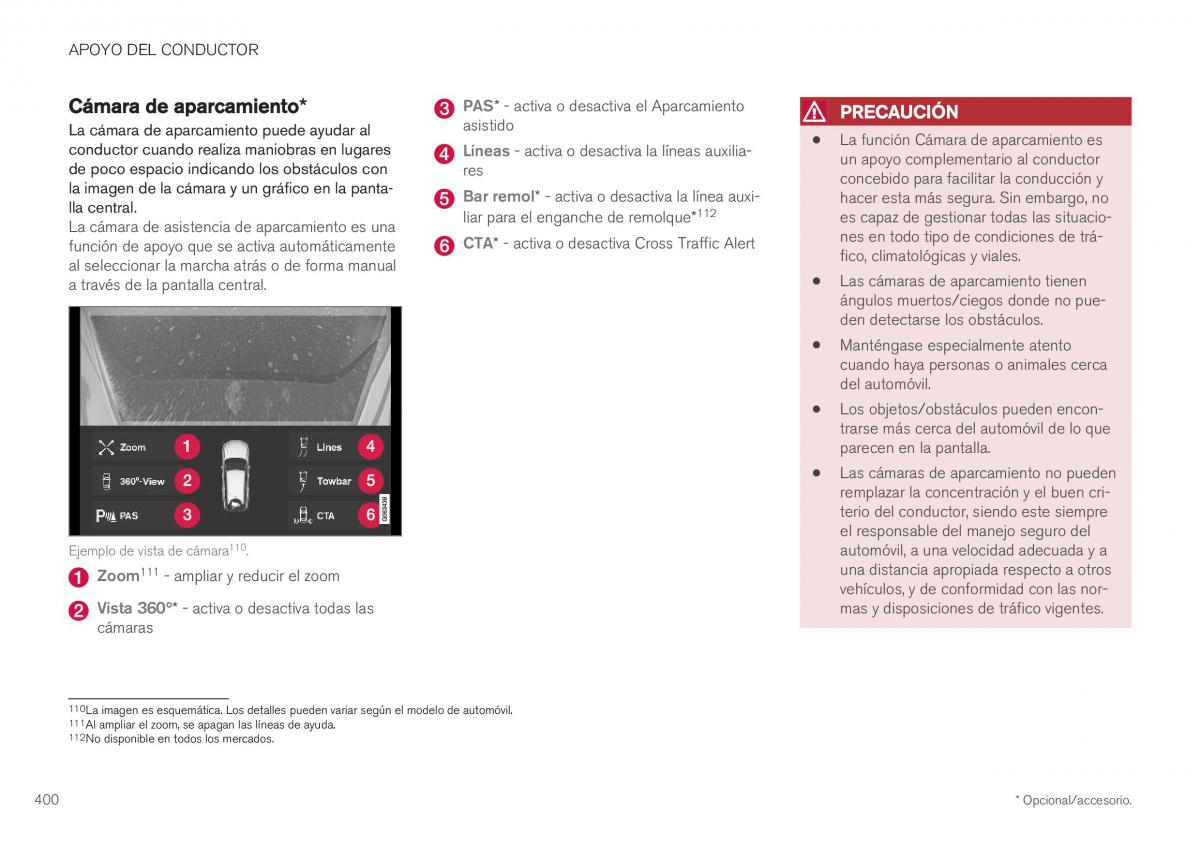 Volvo XC40 manual del propietario / page 402