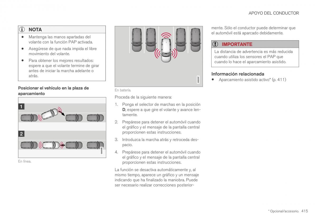 Volvo XC40 manual del propietario / page 417