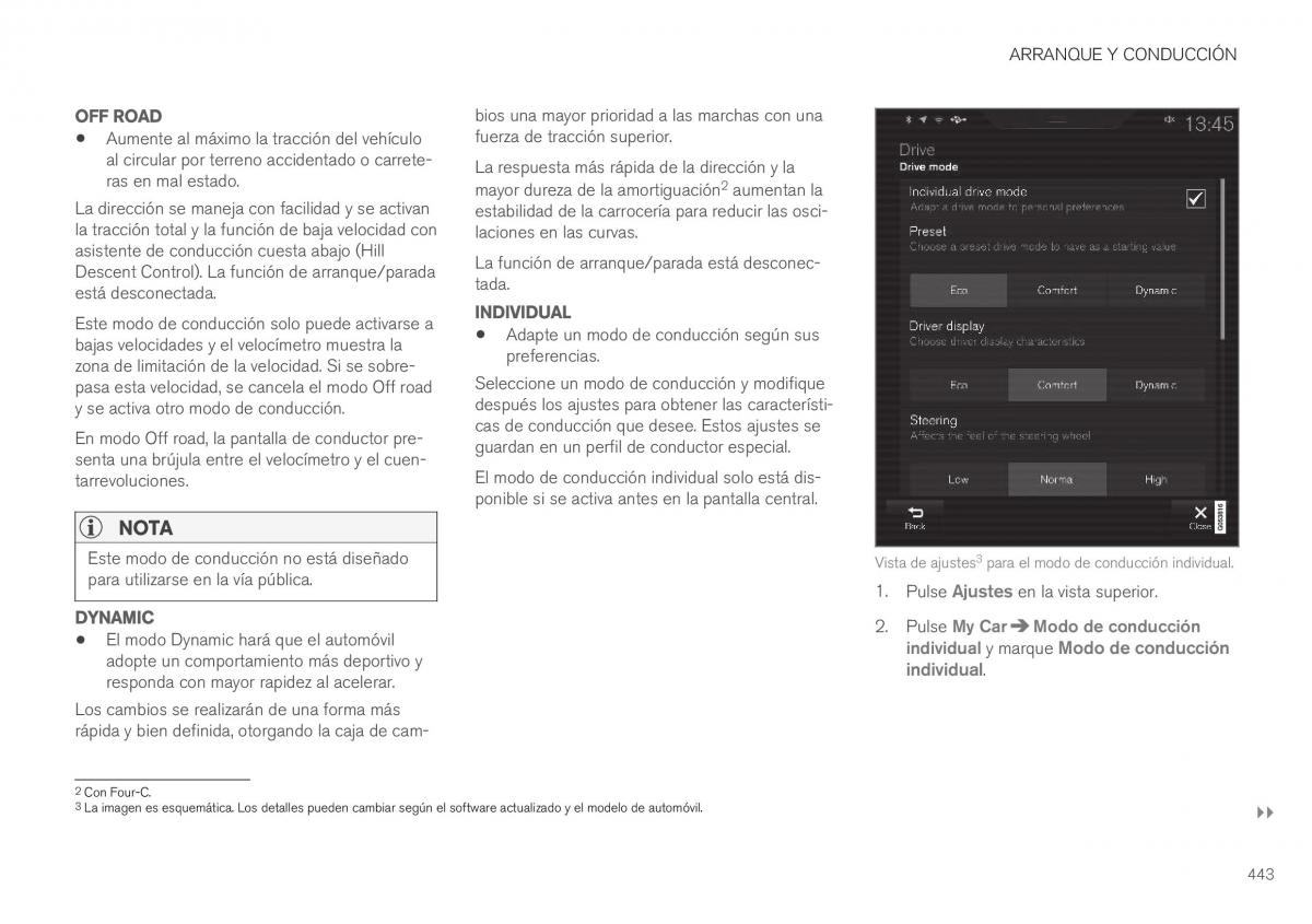 Volvo XC40 manual del propietario / page 445