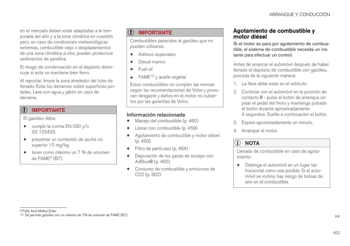 Volvo XC40 manual del propietario / page 465