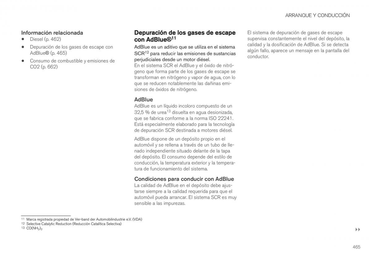 Volvo XC40 manual del propietario / page 467