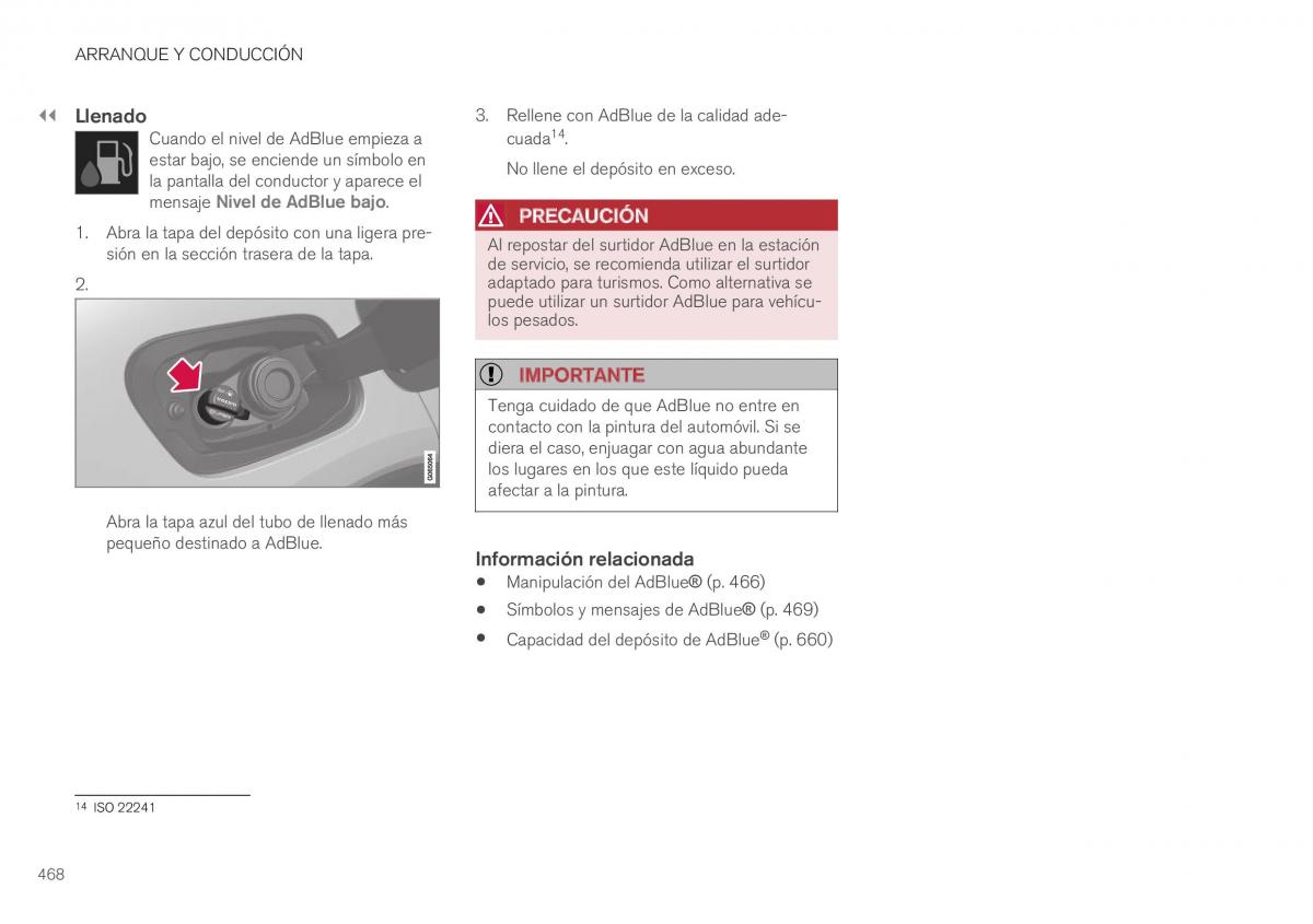 Volvo XC40 manual del propietario / page 470