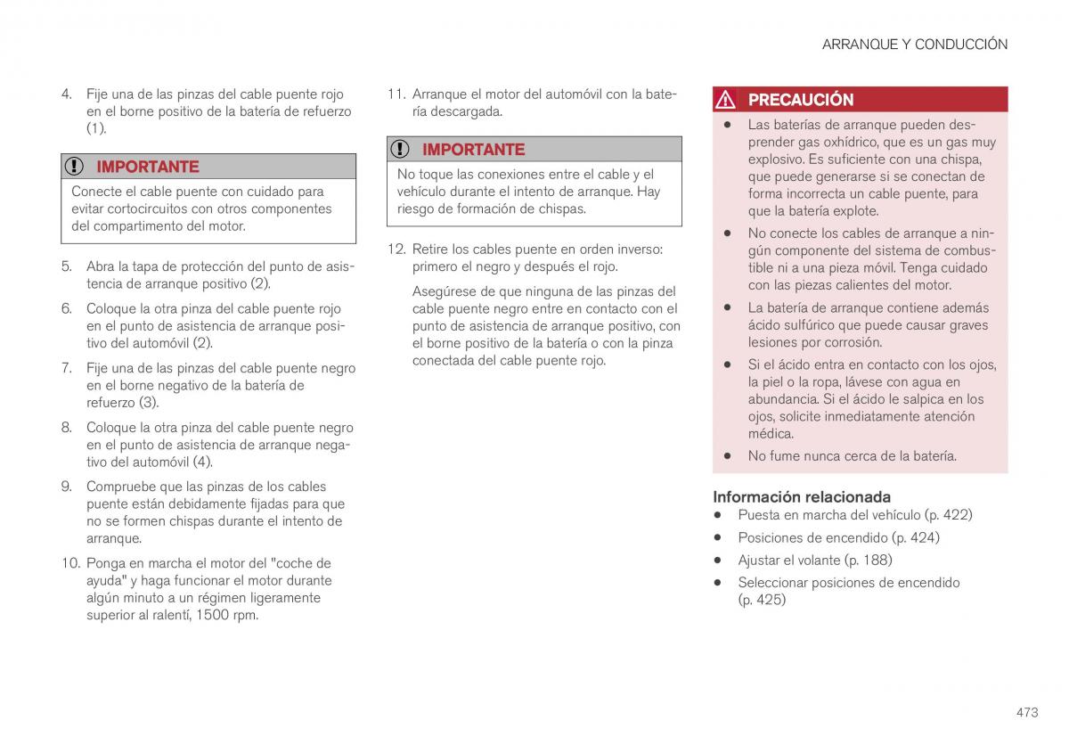 Volvo XC40 manual del propietario / page 475