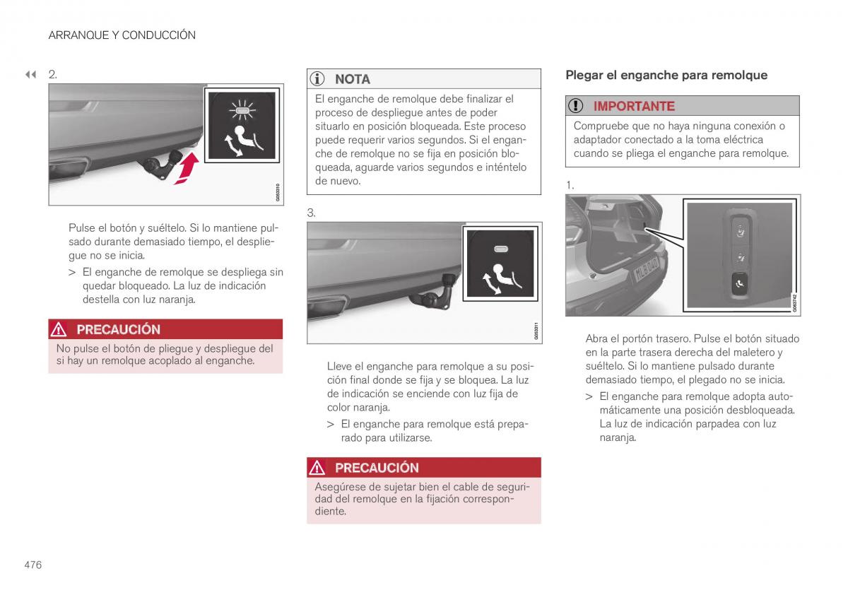 Volvo XC40 manual del propietario / page 478