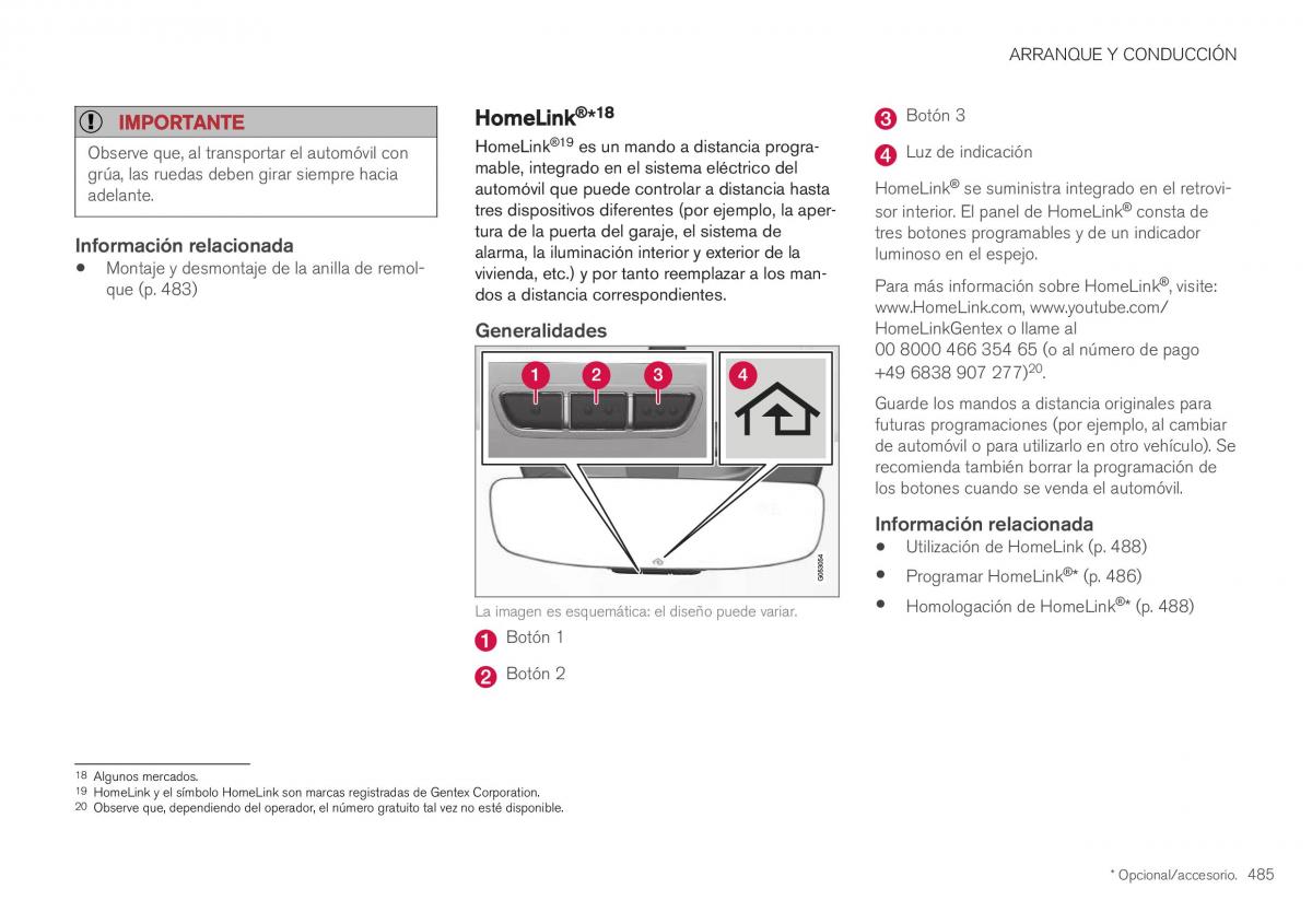 Volvo XC40 manual del propietario / page 487