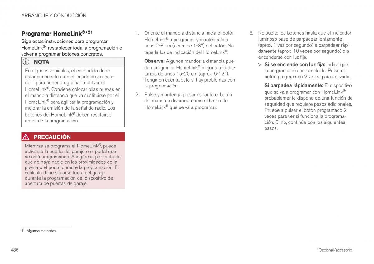 Volvo XC40 manual del propietario / page 488