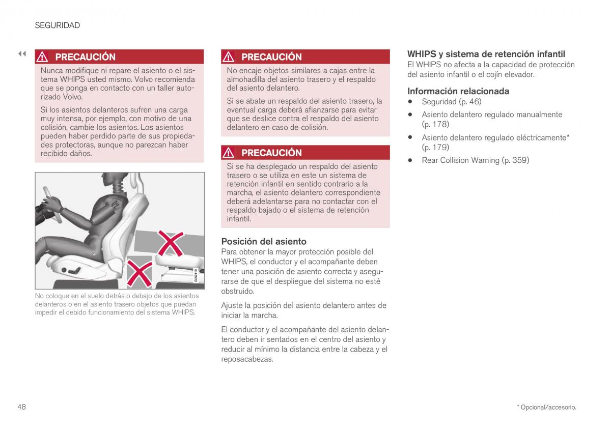 Volvo XC40 manual del propietario / page 50